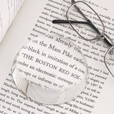Dome Paperweight, Optic Glass 3 Dia