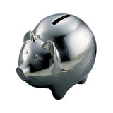 Pig Bank, Large, Pewter Finish 4 H X 5 W