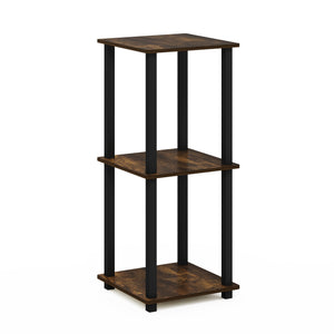 Furinno Hermite Desk Top Organizing Shelf Bookcase, Espresso