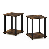 Furinno Hermite Desk Top Organizing Shelf Bookcase, Espresso