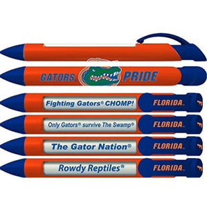 Florida Gators Braggin' Rights Rotating Message 6 Pen Set 20526