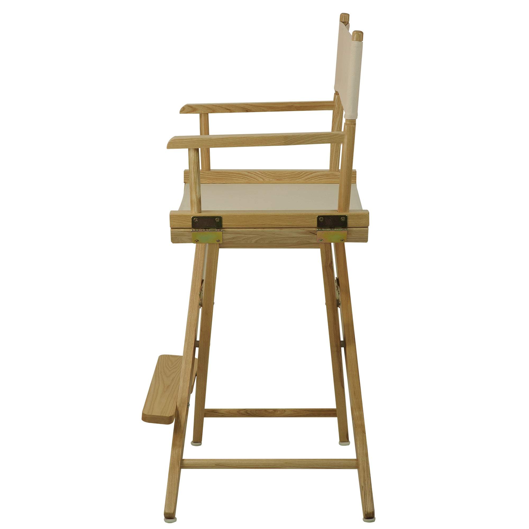 Extra-Wide Premium 24 Directors Chair Natural Frame W/Natural Color Cover