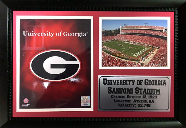 12X18 Photo Stat Frame - University Of Georgia Bulldogs