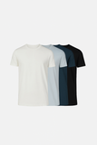 Buki Cinqo Tech Tee 4-Pack - White/Ice Flow/Blue Night/Black