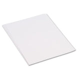 Construction Paper, 18x24, 50Shts, 15/PK, White, Sold as 1 Package