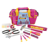 Great Neck 21043 32-Piece Essentials Around the House Tool Set in Pink Bag