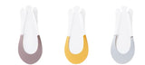 Wklouyhe Womens No Show Socks 3 Pairs Nylon Ultra Low Cut Liner Socks NonSlip Socks For Girl_Multicolour
