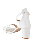 Shoetopia Girls Girls-Hn-1550 White Heeled Sandal - 8 Uk (Girls-Hn-1550-White),White,8,B0CQK6Q41P