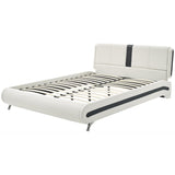 Carlton Platform Bed, King, White