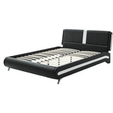 Carlton Platform Bed, Queen, Black