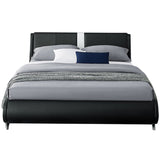 Carlton Platform Bed, King, Black
