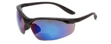 Calabria 91348 2 Pack Bulk Bifocal Reading Safety Glasses +2.50 Clear/Grey Mens Womens Wrap Around Eye Protection Protective