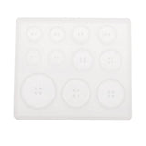 TRENDIVIBE 2x1 Set Button Shape Silicone DIY Jewelry Mold Resin Mould Baking Shape Mould