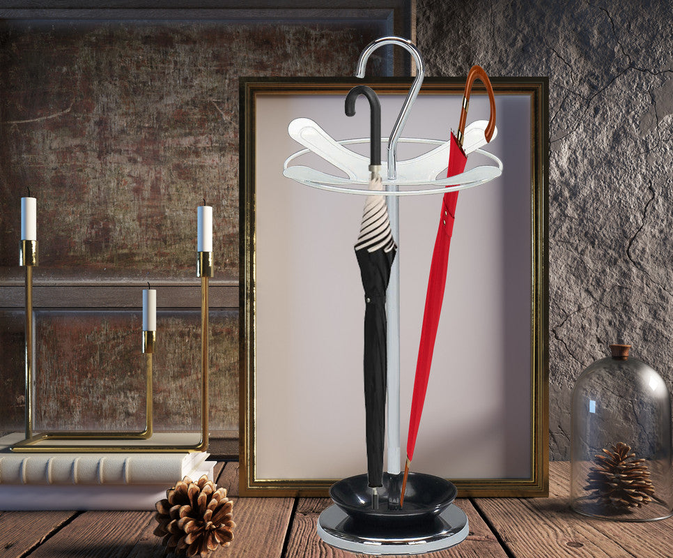 Umbrella Holder With Silver Frame