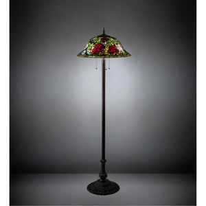 62 High Tiffany Rosebush Floor Lamp