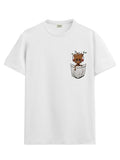ADRO Tshirt for Men | Anime T Shirt for Men | 100% Cotton Tshirt | Graphic Printed T-Shirt | Chest Printed Tshirt | Groot Anime Tshirt | T-Shirts| RN24-STICK-PCGRO-WH-XL White,White