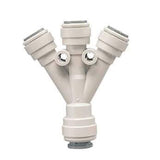 IPW Industries Inc-John Guest - Acetal Three-Way Divider Fitting 1/2 OD x 1/2 OD/Single - (PI491616S)