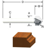 ROUTER BIT 1/2 CLASSICAL (Pack of 1)