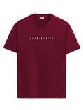 Adro Men'S Solid Regular Fit T-Shirt (Rn24-Ar2-Mr_Maroon