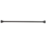 Kingston Brass SR115 Americana 60-Inch-72-Inch Tension Shower Rod with Decorative Flange, Oil Rubbed Bronze
