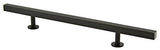 Lew's Hardware Bar Series - Matte Black Cabinet Knobs and Pulls (F. 10 Centers/14 Overall)