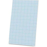 Ampad Cross Section Quadrille Pads Legal 40 Sheets Glue 20 lb Basis Weight 8 1/2 x 14 White Paper Chipboard Ba
