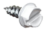 SCREWIT White Gutter Screws #8 x 1/2 Inch - Downspout & Zip Screws, Self-Drilling Sheet Metal Screws with 1/4 Hex Head, Color-Ma