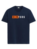 Adro Tshirt For Men | Printed T Shirt For Men | 100% Cotton T-Shirt |Printed T Shirt | T-Shirts | Rn24-Nky-Nb-Xl Navy Blue