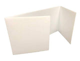 White Premium Corrugated Plastic Study Carrel Pack Of 24