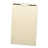 Recycled Legal Size File Backs with Prong Fasteners, 2 Capacity, 100/Box