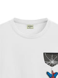 ADRO Tshirt for Men | Anime T Shirt for Men | 100% Cotton Tshirt | Graphic Printed T-Shirt | Chest Printed Tshirt | Spiderman Tshirt | T-Shirts| RN24-STICK-SPID-WH-S White,White