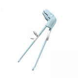 ECOMISTIQ 2xChild Eating Training Helper Chopsticks Easy to Use Kids Blue | Flatware, & Cutlery Kitchen, Dining Bar