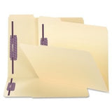 Smead 14555 SafeSHIELD Fastener Folders Manila Two Inch Capacity Letter 50/Box