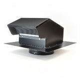 L L Building Products 12gnv7blk Gooseneck Vent, Black, 7