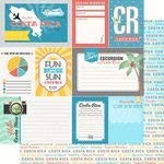 Costa Rica Travel Journal 12 x 12 DoubleSided Scrapbook Paper 1 Sheet (37038)