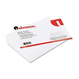 UNIVERSAL Ruled Index Cards, 5 x 8, White, 100 per Pack (Case of 36)