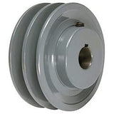 2.5 X 1 Double Groove AK Fixed Bore Pulley # 2AK25X1