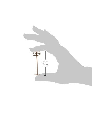 Bachmann Trains - Scenery Accessories - Telephone Poles (12 Pcs.) - N Scale