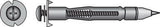 Drive Wall 118Dxs Bx100 (Pack Of 1)