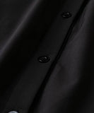 Leriya Fashion Western Dress || Rayon Solid Button Front Shirt Dress For Women || Roll Tab Sleeve & Collared Neck Flared Dress || Office || Summer Short Dresses For Women. (X-Large, Black)