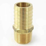 Interstate Pneumatics FM997 Brass Hose Barb Fitting, Connector, 1 Inch Barb X 3/4 Inch NPT Male End