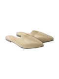 Shoetopia Stylish Pointed Toe Beige Mules For Women & Girls /Eu40,Beige,7,B0F3171P6K