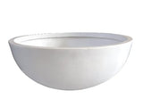 Engraft Saplings Decora Bowl Tropic Pot (Stone White)(Small)(Bt18)(Without Drainage Hole) || Pots For Plants Polymer || Lightwei