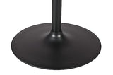 Rowan 42 Modern Luxury Pedestal Round Marble Dining Table