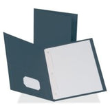 Business Source 2Pocket Folders, 100 Sh Cap, Ltr, 91/2x11, 25/BX, DBE