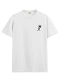 Adro T-Shirts For Menchest Printed T-Shirt For Mencotton Tshirt For Men|Rn24-Stick-Kk-Wh-S White