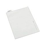 AveryStyle Preprinted Legal Bottom Tab Dividers, Exhibit P, Letter, 25/Pack, Sold as 1 Package