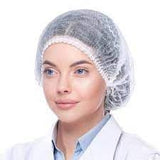 Royals 70Pc Premium Disposable Bouffant Caps | White Hair Cover With Elastic Band | Hygienic Head Protection For Salons, Spas, K