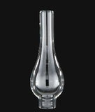 B&P Lamp 1 1/2 Inch by 8 Inch Wiena Bulge Style Clear Glass Lamp Chimney for Vintage and Antique Style Lamps