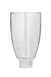 B&P Lamp 6 1/2 Inch Clear Glass Colonial Style Lamp Shade for Sconces and Other Lighting Fixtures